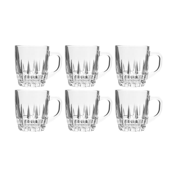 استکان شیشه و بلور اصفهان سری ویستا کد 446 بسته 6 عددی Esfahan Glass Vista 446 Cup Pack of 6